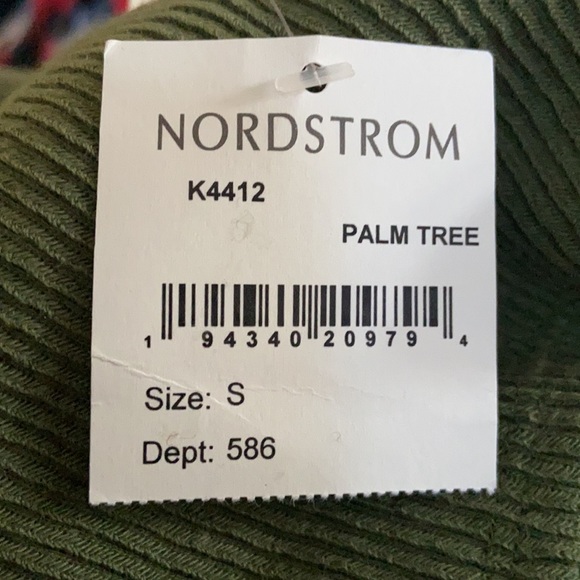 Madewell Texture & Thread Jacquard Knot-Front Top in Green Size Small NWT - Picture 8 of 8